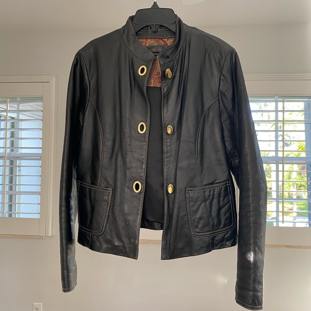 Wilsons Leather Jacket Women Size S